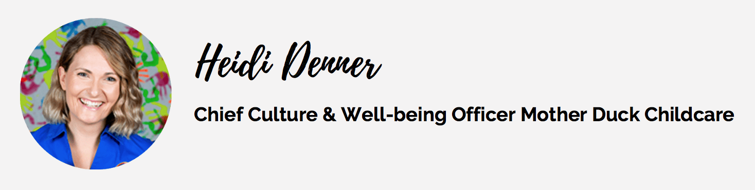 Heidi Denner - Cheif Culture and Well-Being Officer