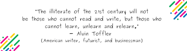 21st Century learning blog quote