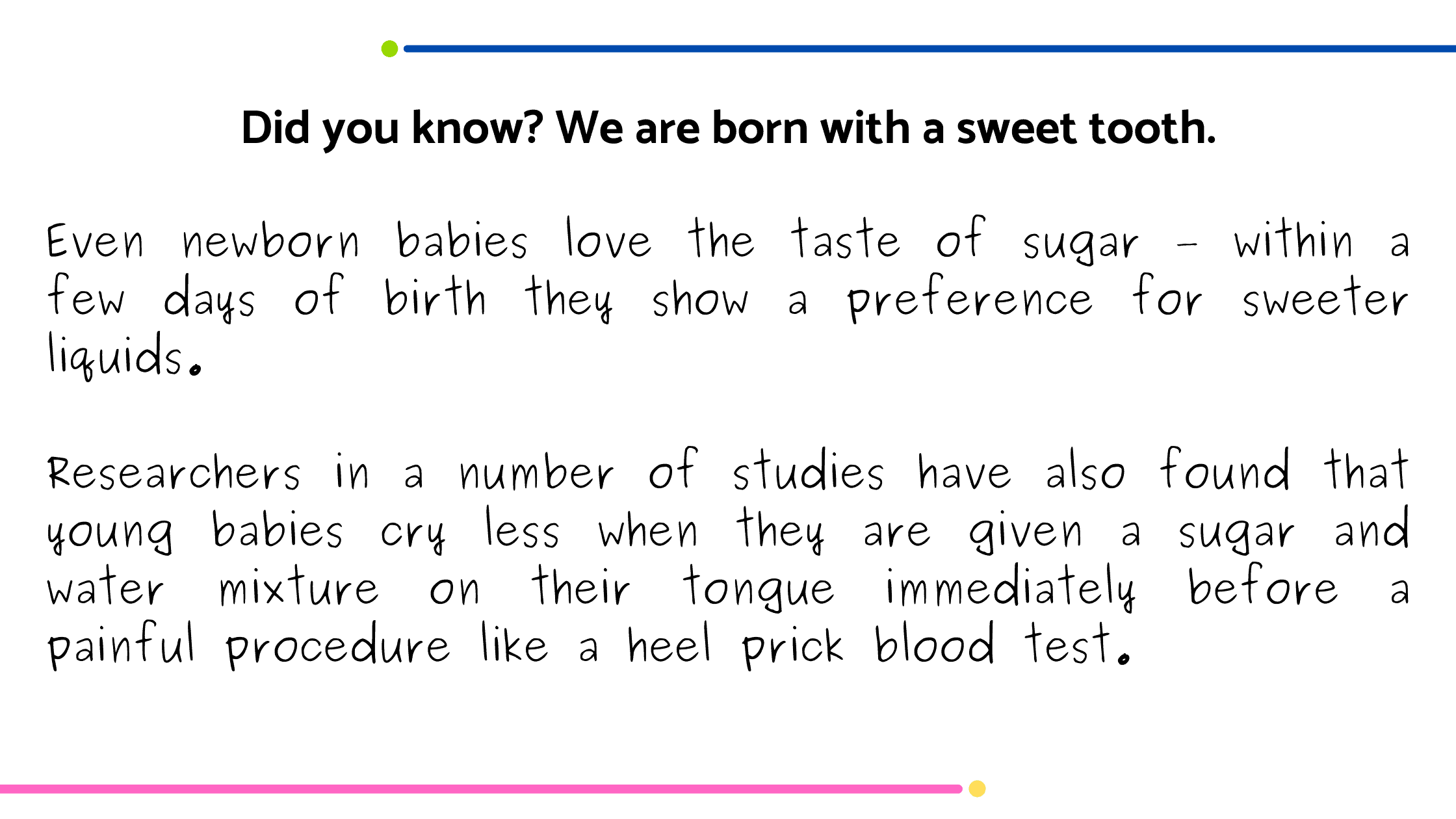 Did You Know - Sugar