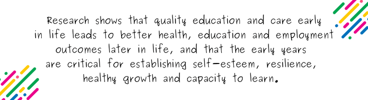 HIGH QUALITY EDUCATION AND CARE AT MOTHER DUCK - blog quote 1