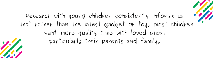 What do our children ‘really’ want for Christmas - blog quote 1